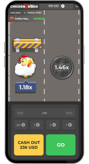 Chicken Road with 1.18x