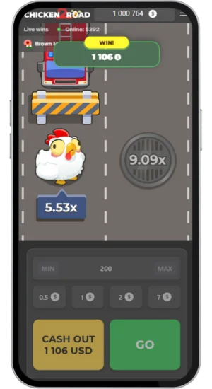 Chicken Road win 1106 with 5.53x