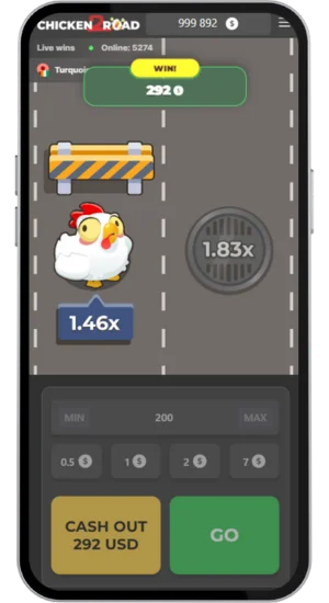 Winning round with Chicken Road 2