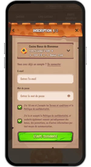 Écran de dépôt pour Chicken Road 2